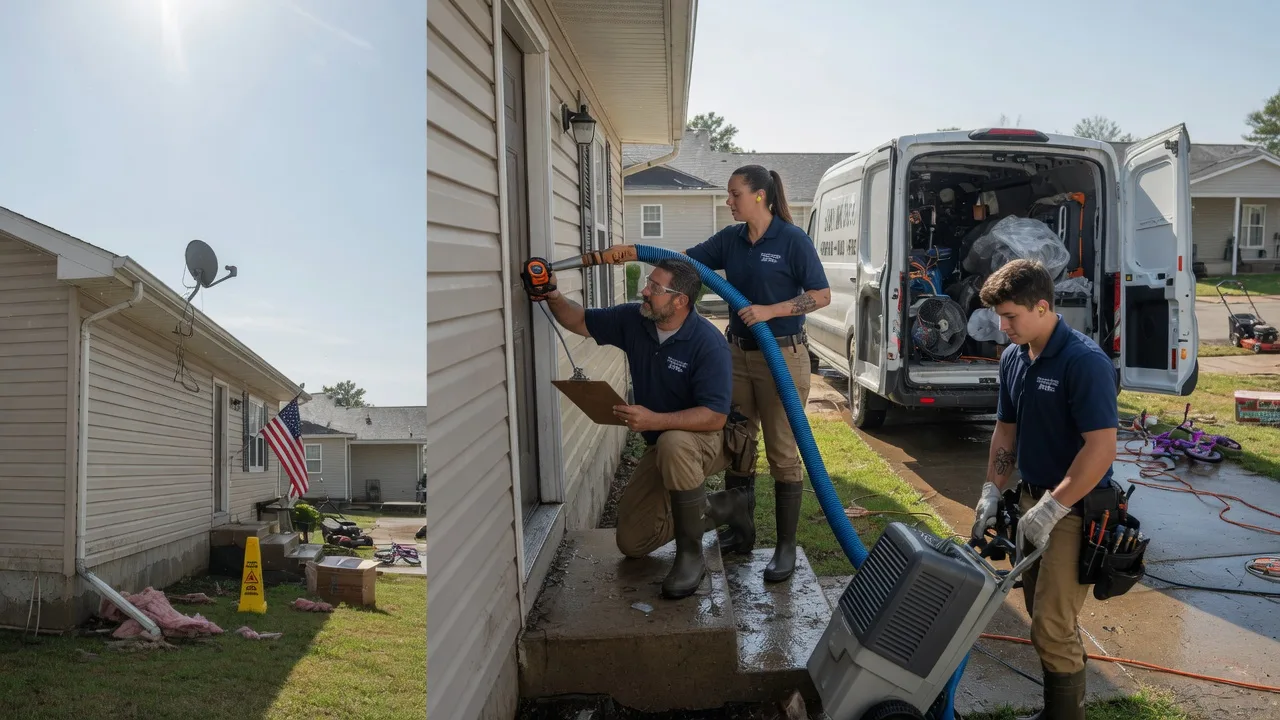 Ceiling Water Damage Restoration in Latham, MO near me